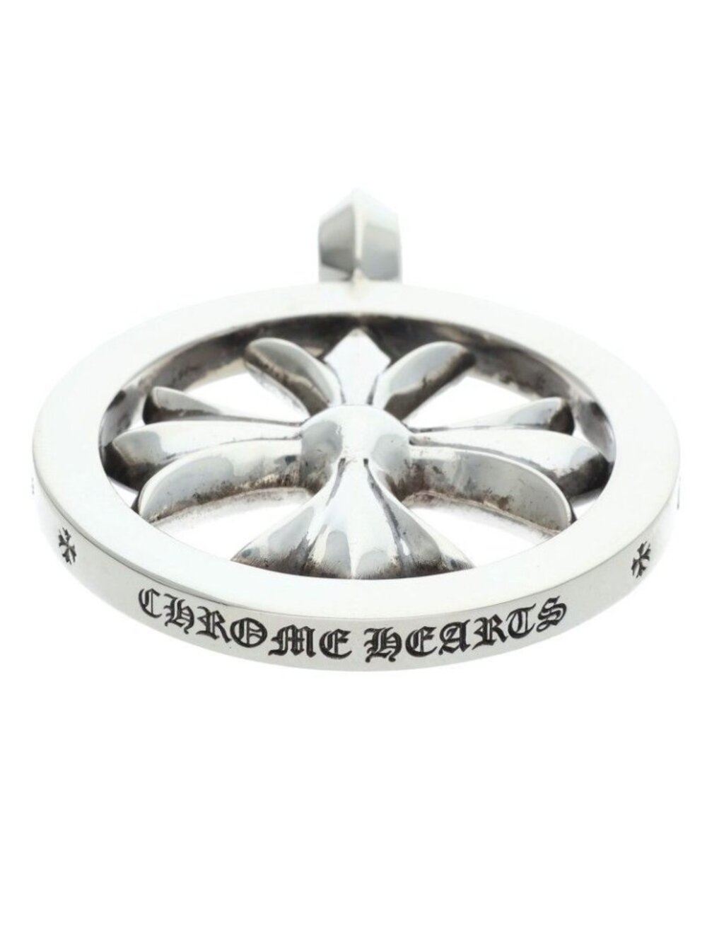 Chrome Hearts CH Plus Medalion CH Medallion Silver Necklace Top - Picture 5 of 5